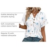 image:imageAUTOMET Womens Spring Tops 2026 Short Sleeve Shirts HenleyBoho C