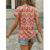 image:imageAUTOMET Womens Spring Tops 2026 Short Sleeve Shirts HenleyBoho E