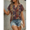 image:imageAUTOMET Womens Spring Tops 2026 Short Sleeve Shirts HenleyBoho a