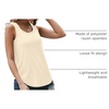 image:imageAUTOMET Womens Square Neck Tank TopApricot