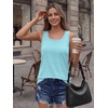 image:imageAUTOMET Womens Square Neck Tank TopAqua