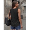 image:imageAUTOMET Womens Square Neck Tank TopBlack