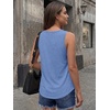 image:imageAUTOMET Womens Square Neck Tank TopBlue