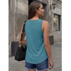 image:imageAUTOMET Womens Square Neck Tank TopBlue Grey