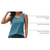image:imageAUTOMET Womens Square Neck Tank TopBlue Grey