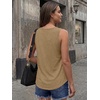 image:imageAUTOMET Womens Square Neck Tank TopCoffee