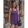 image:imageAUTOMET Womens Square Neck Tank TopDark Purple