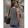 image:imageAUTOMET Womens Square Neck Tank TopGray