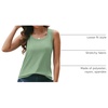 image:imageAUTOMET Womens Square Neck Tank TopGreen