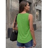 image:imageAUTOMET Womens Square Neck Tank TopMoss Green