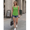 image:imageAUTOMET Womens Square Neck Tank TopMoss Green
