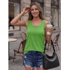 image:imageAUTOMET Womens Square Neck Tank TopMoss Green