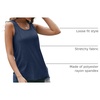 image:imageAUTOMET Womens Square Neck Tank TopNavy
