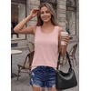 image:imageAUTOMET Womens Square Neck Tank TopPink