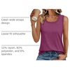 image:imageAUTOMET Womens Square Neck Tank TopPurple
