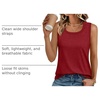 image:imageAUTOMET Womens Square Neck Tank TopRed
