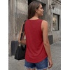 image:imageAUTOMET Womens Square Neck Tank TopRed