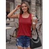 image:imageAUTOMET Womens Square Neck Tank TopRed