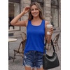 image:imageAUTOMET Womens Square Neck Tank TopRoyal Blue