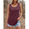 image:imageAUTOMET Womens Square Neck Tank TopWine