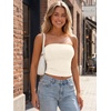 image:imageAUTOMET Womens Strapless Bandeau Tube Tops Stretchy Summer Going Out TankLight Apricot