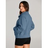 image:imageAUTOMET Womens Sweatshirts Half Zip Fleece Pullover Fall OutfitsBlue