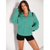 image:imageAUTOMET Womens Sweatshirts Half Zip Fleece Pullover Fall OutfitsCyan