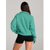 image:imageAUTOMET Womens Sweatshirts Half Zip Fleece Pullover Fall OutfitsCyan