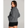 image:imageAUTOMET Womens Sweatshirts Half Zip Fleece Pullover Fall OutfitsDarkdrey