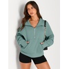 image:imageAUTOMET Womens Sweatshirts Half Zip Fleece Pullover Fall OutfitsLake