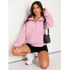 image:imageAUTOMET Womens Sweatshirts Half Zip Fleece Pullover Fall OutfitsLightpink