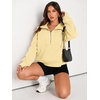 image:imageAUTOMET Womens Sweatshirts Half Zip Fleece Pullover Fall OutfitsLightyellow