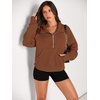 image:imageAUTOMET Womens Sweatshirts Half Zip Fleece Pullover Fall OutfitsMaple