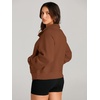 image:imageAUTOMET Womens Sweatshirts Half Zip Fleece Pullover Fall OutfitsMaple