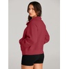 image:imageAUTOMET Womens Sweatshirts Half Zip Fleece Pullover Fall OutfitsRed