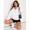 image:imageAUTOMET Womens Sweatshirts Half Zip Fleece Pullover Fall OutfitsWhite