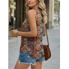 image:imageAUTOMET Womens Tank Tops 2026 Button Summer Sleeveless Henley TeeBoho1