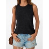 image:imageAUTOMET Womens Tank Tops Sleeveless Summer Basic Soft Clothes 2026Black