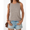 image:imageAUTOMET Womens Tank Tops Sleeveless Summer Basic Soft Clothes 2026Coffeegrey
