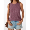 image:imageAUTOMET Womens Tank Tops Sleeveless Summer Basic Soft Clothes 2026Darkpink
