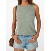image:imageAUTOMET Womens Tank Tops Sleeveless Summer Basic Soft Clothes 2026Green