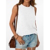 image:imageAUTOMET Womens Tank Tops Sleeveless Summer Basic Soft Clothes 2026White