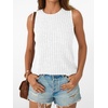 image:imageAUTOMET Womens Tank Tops Sleeveless Summer Basic Soft Clothes 2026White