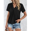 image:imageAUTOMET Womens Tops Short Sleeve V Neck T Shirts 2026 Summer Spring BlousesBlack