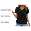 image:imageAUTOMET Womens Tops Short Sleeve V Neck T Shirts 2026 Summer Spring BlousesBlack