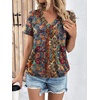image:imageAUTOMET Womens Tops Short Sleeve V Neck T Shirts 2026 Summer Spring BlousesBoho1