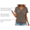 image:imageAUTOMET Womens Tops Short Sleeve V Neck T Shirts 2026 Summer Spring BlousesCoffee