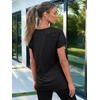 image:imageAUTOMET Womens V Neck Shirts Spring Short Sleeve Summer Tops with PocketsBlack