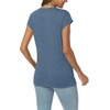 image:imageAUTOMET Womens V Neck T Shirts Cap Sleeve Cap Sleeve Basic TeesBlue