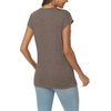 image:imageAUTOMET Womens V Neck T Shirts Cap Sleeve Cap Sleeve Basic TeesCoffee
